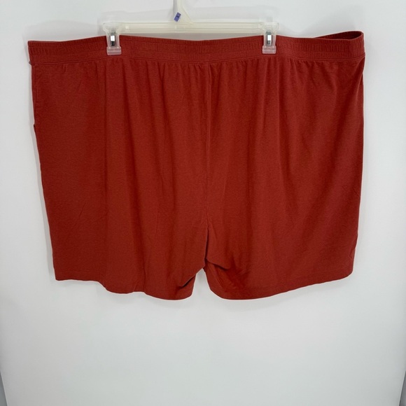 Universal Standard Pima Cotton Shorts Copper Brown Size 2XL (30-32) Pull On - Picture 5 of 6